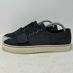 Creative Recreation Cesario Black Chambray Low Sneakers Mens Size 9